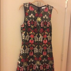 Lucy Paris Embroidered floral dress